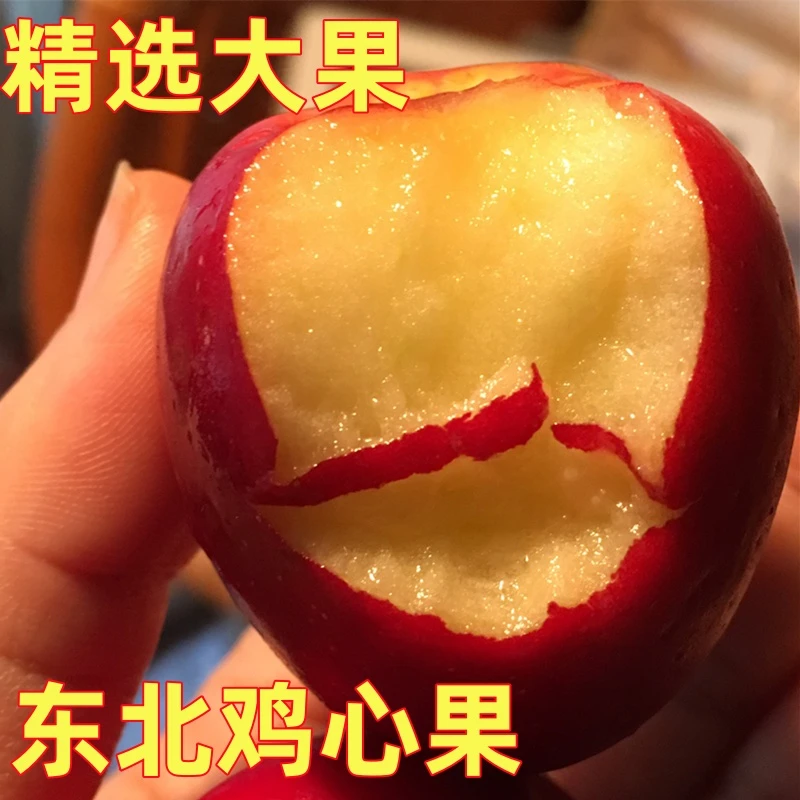 东北鸡心果大果新鲜沙果锦绣海棠果小苹果糖心脆甜香妃香槟果5斤