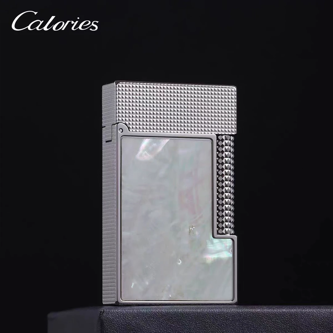 新款卡路彩贝贝壳充气打火机朗声砂轮创意个性高档送男士礼盒装