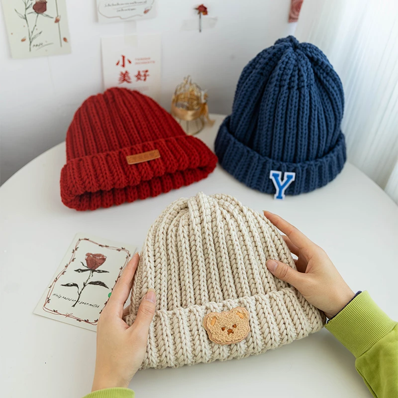 手工DIY毛线编织鱼骨帽子材料包新手初学自己织送男友女友保暖