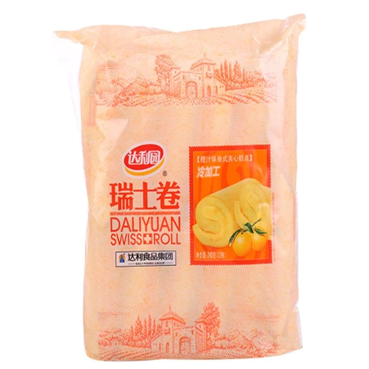 达利园   甜橙味瑞士卷240g/袋