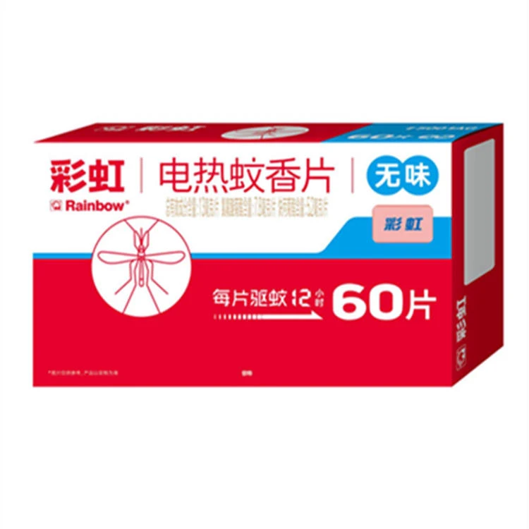彩虹 蚊香片无味特惠装60片/盒
