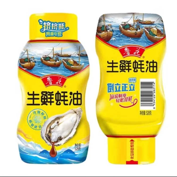 鲁花 生鲜蚝油（挤压瓶）528g/瓶