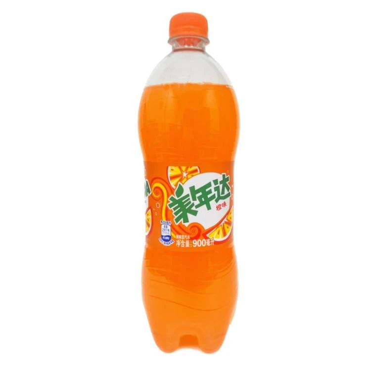 美年达 橙味汽水900ml/瓶