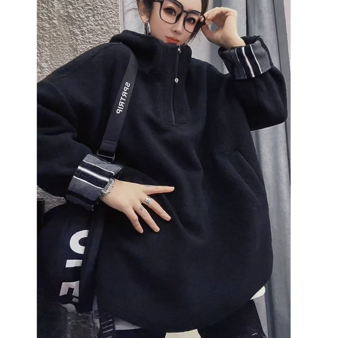 阿娟家爆款时尚6666特色拉链带帽卫衣