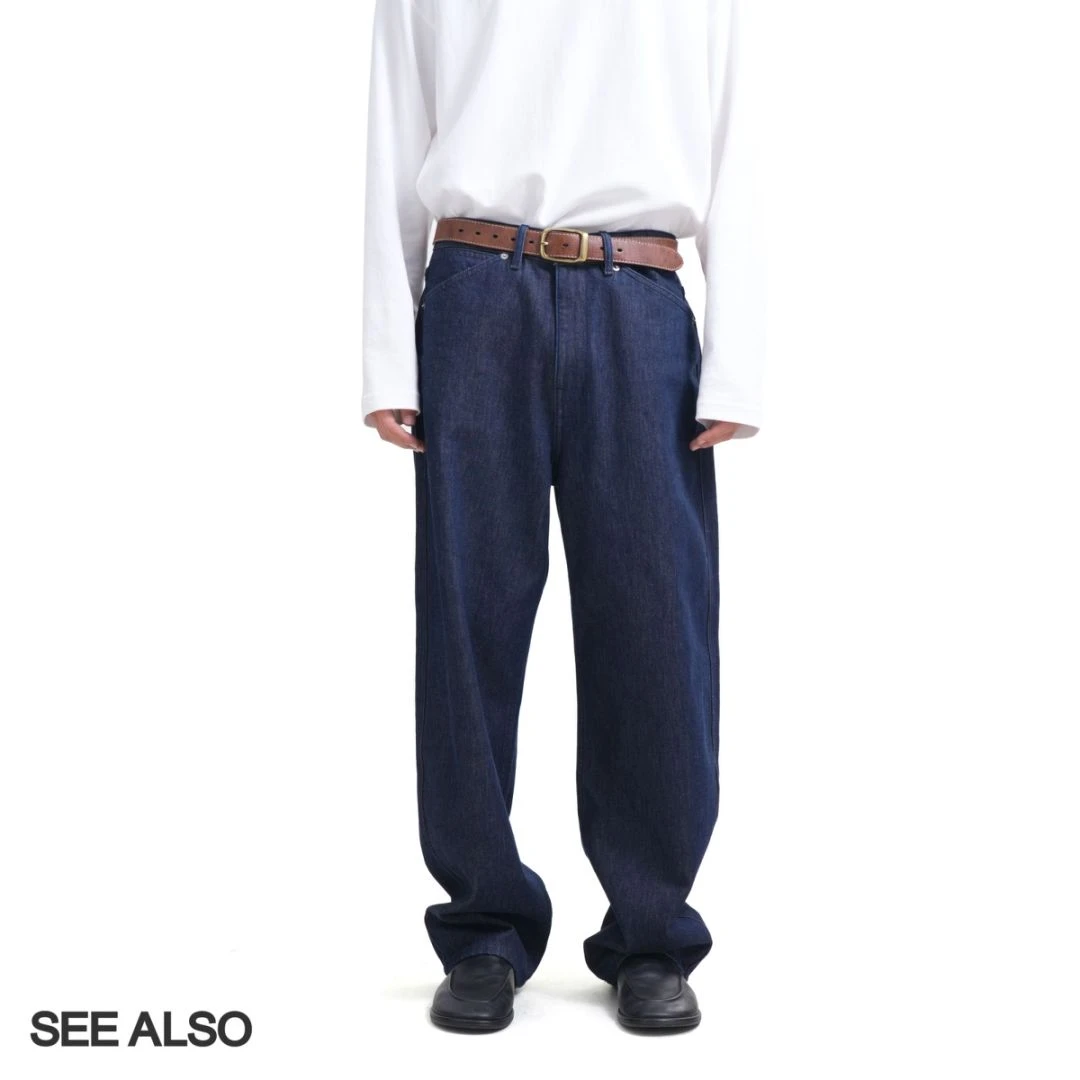SEE ALSO『绒面原牛』16高盎司保暖秋冬加绒舒适直筒牛仔裤 LD4304