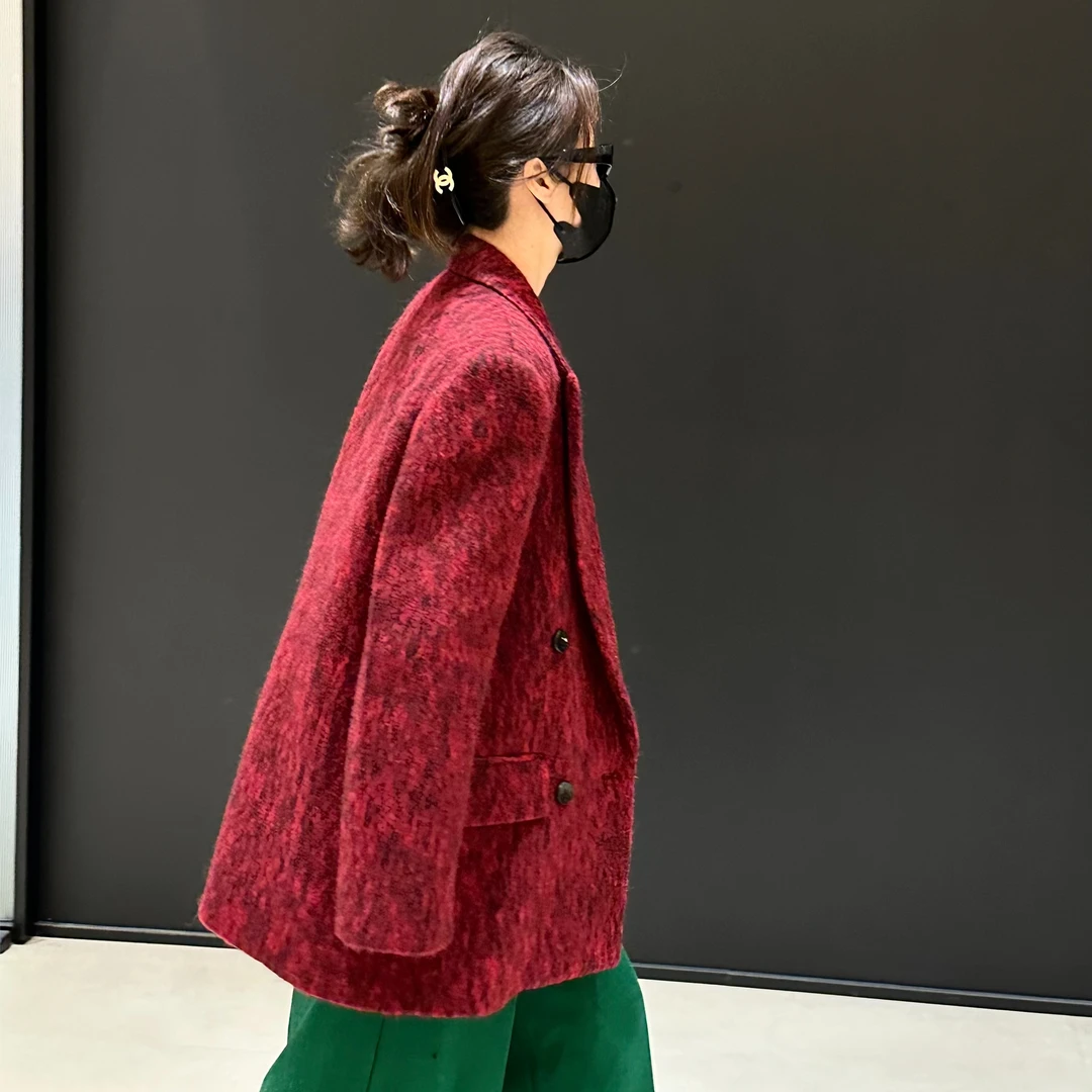 【YOON深圳原创】高级感气质复古羊毛西装外套【WT23-C0112】