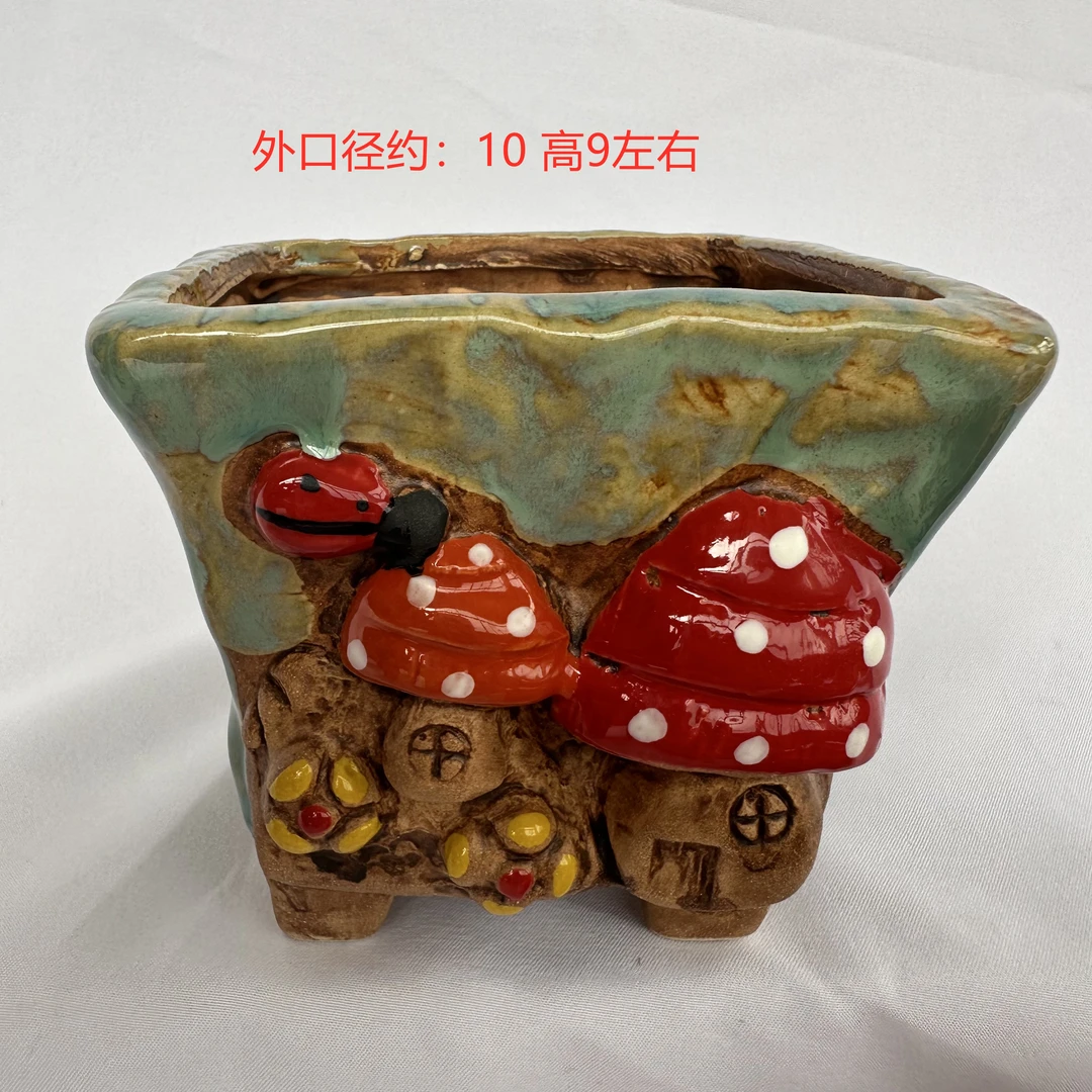 手工制作多肉花盆