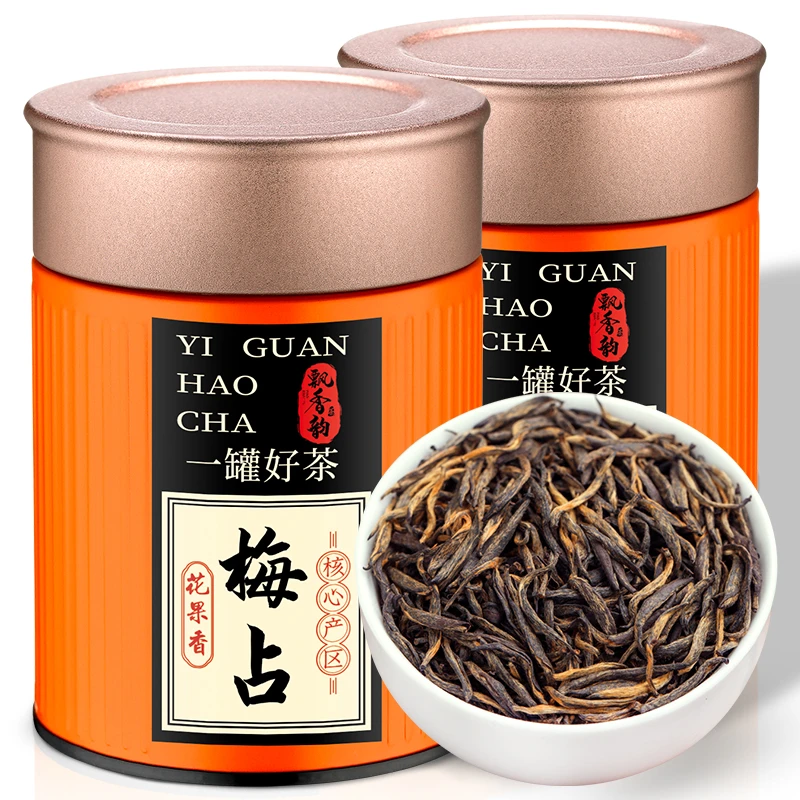 特级梅占红茶花果蜜香型全芽2025新茶金骏眉红茶正宗浓香茶叶罐装