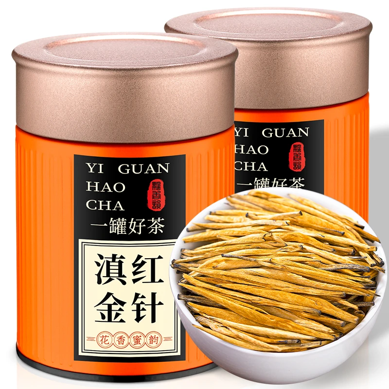 飘香韵特级古树滇红大金针新云南正宗凤庆红茶蜜香新茶甘甜茶叶