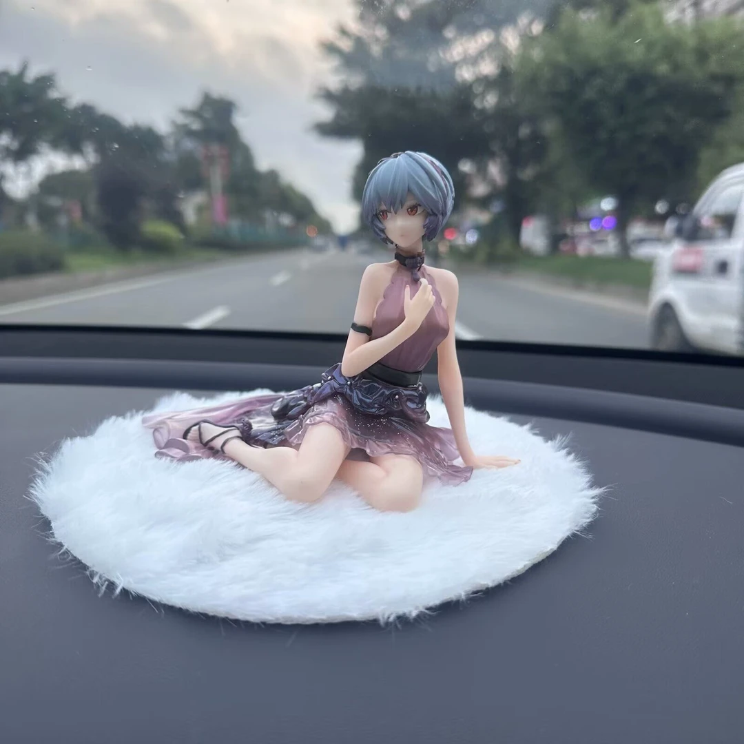 新剧场版EVA 短发坐姿礼服绫波丽 手办摆件模型