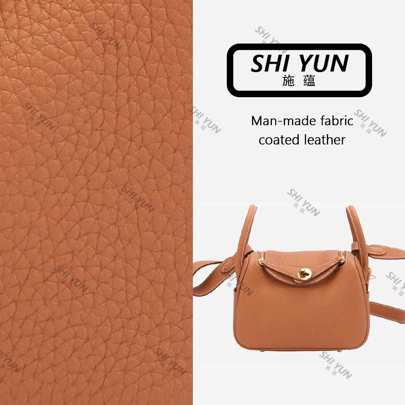 SHIYUN/施蕴金棕秋冬手作牛皮单肩女包33026