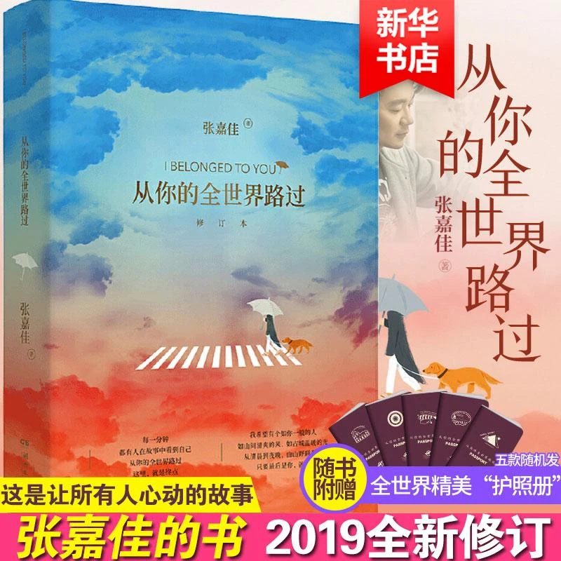 从你的全世界路过书修订本 张嘉佳的书青春文学成长励志都市小说