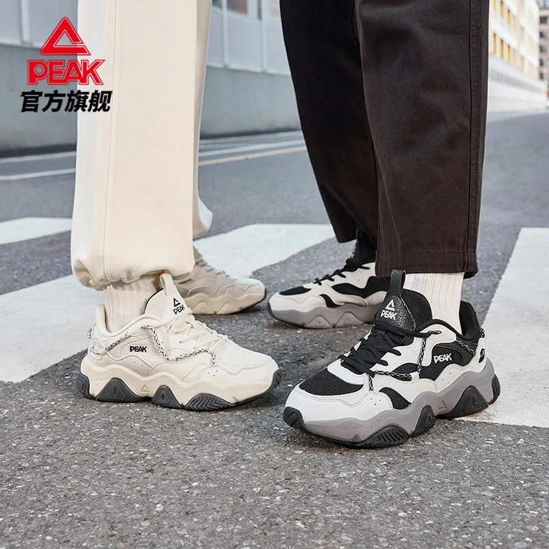 匹克猫爪鞋复古休闲鞋24年新款-DE440077/8-FT