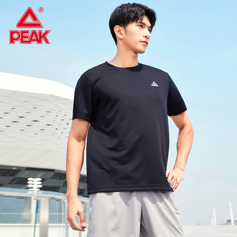 【吴忠华专属】匹克圆领短袖半袖透气跑步运动T恤-DF632501/2-DF