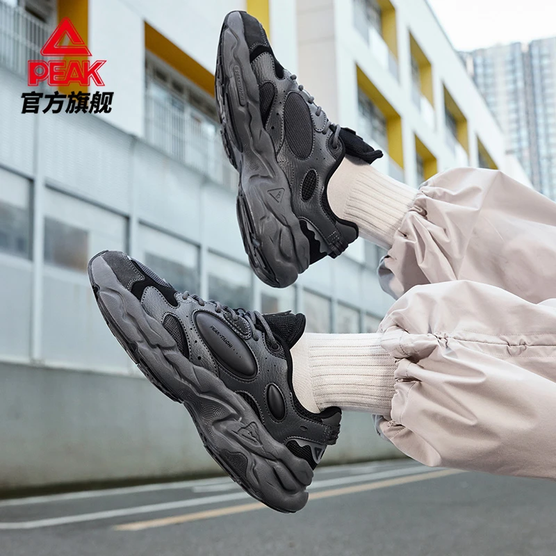 【初一推荐】匹克户外缓震休闲复古风老爹鞋-DE440377/8