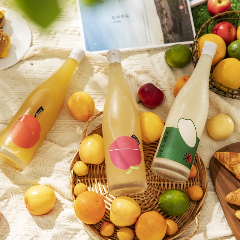 fenmo粉墨官方正版微醺推荐果酒橘子酒桃子酒低度女生720ml大瓶装