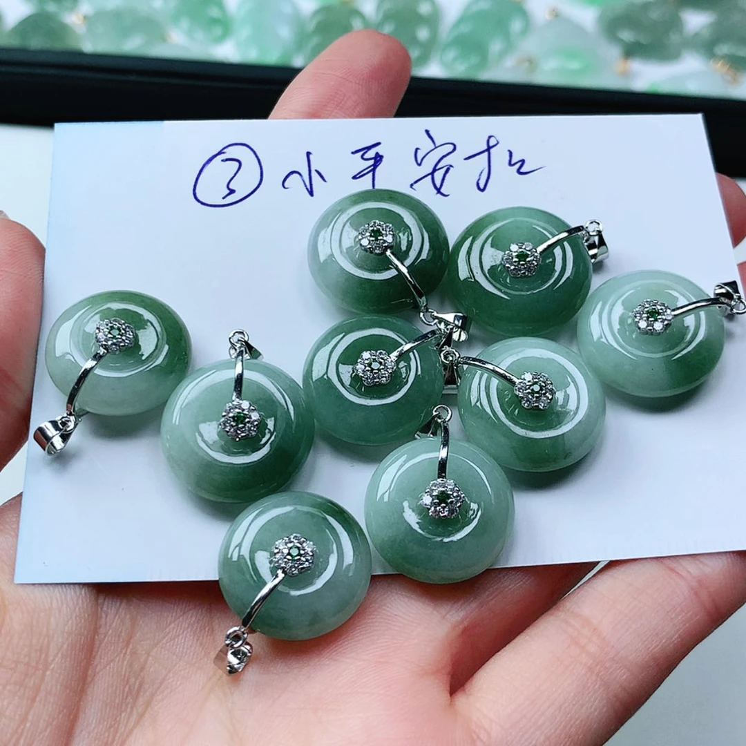 【闪购商品】翡翠颈饰银S925镶嵌多样性一件发货