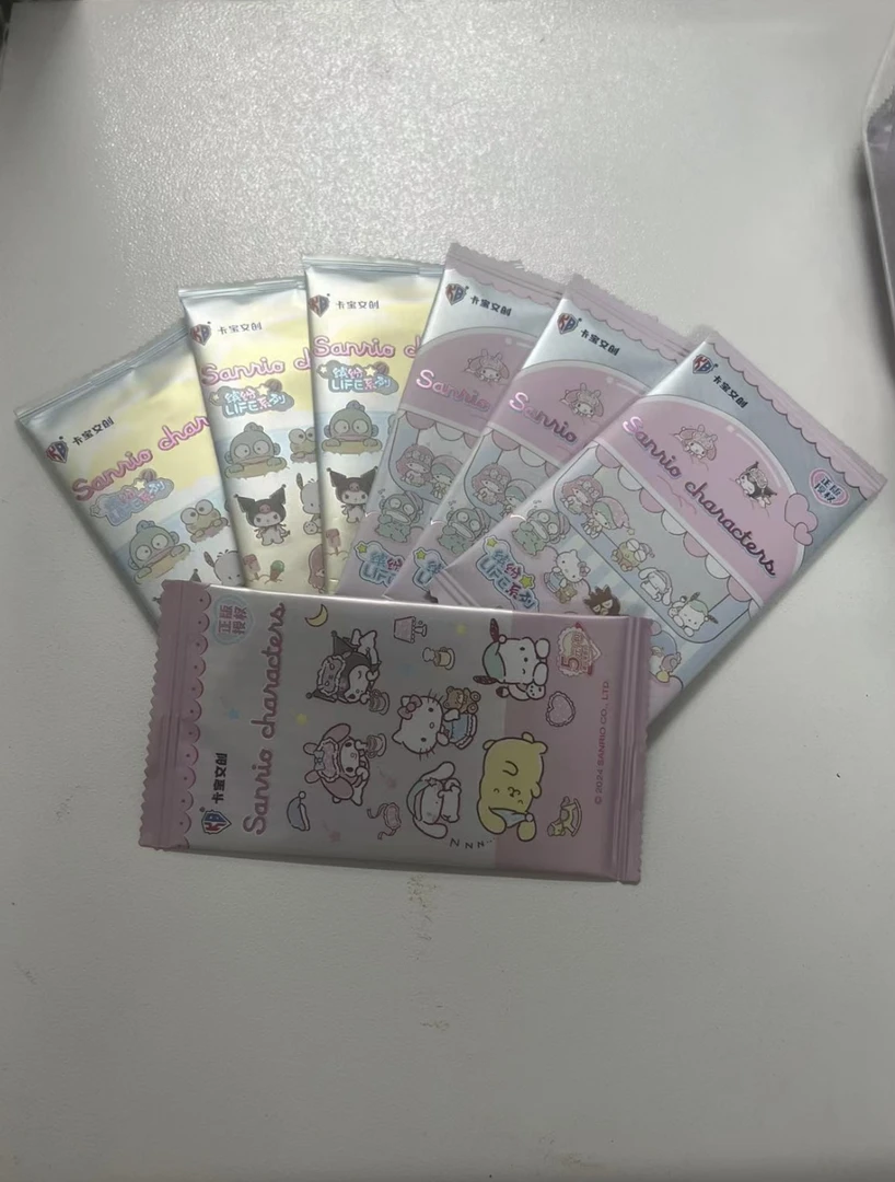 （拆包）新人浮力-卡包文创三丽鸥家族派对第二弹收藏卡卡牌盲盒