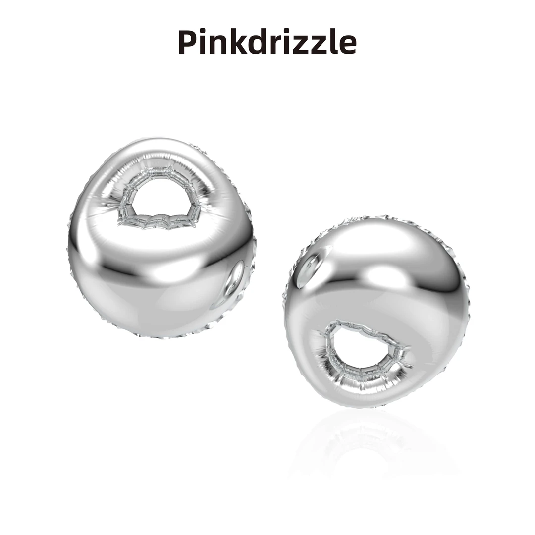 Pinkdrizzle 铜合金珐琅耳饰 “砰砰”米兰时装周走秀系列耳饰个性