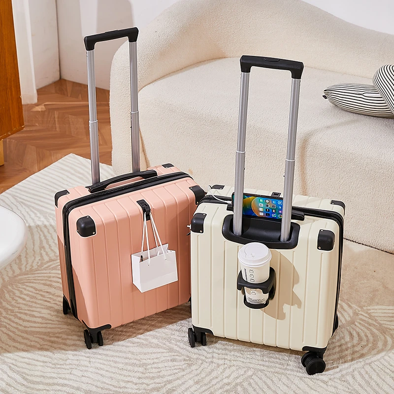 2024新款小型轻便行李箱多功能旅行箱18寸高颜值登机箱20寸密码箱