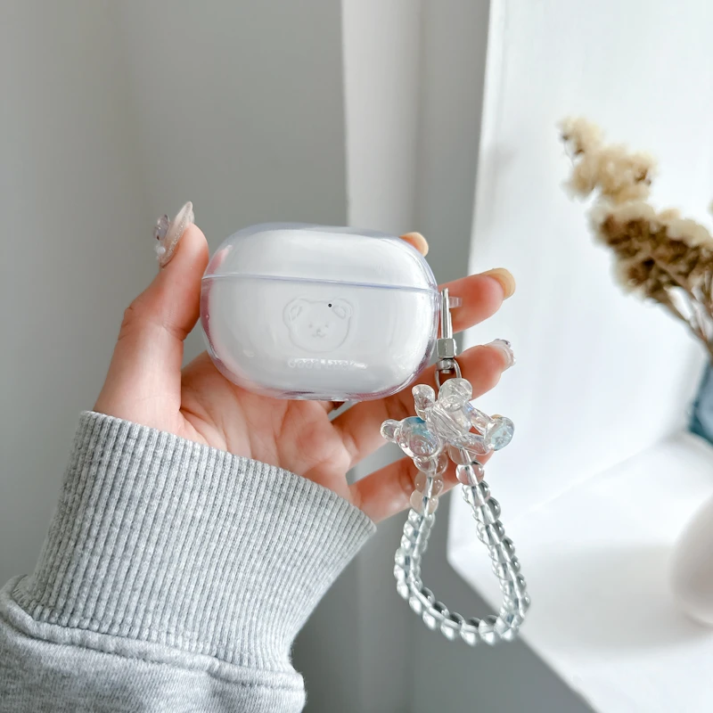 佑升适用于真我Buds T100保护套realme真我t100耳机套透明软壳