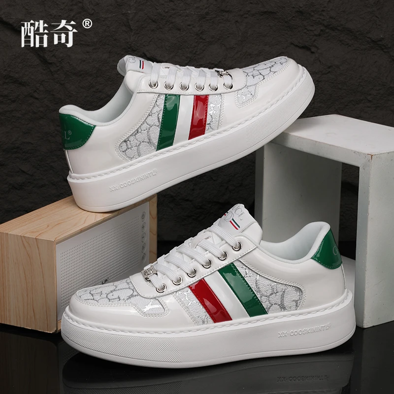 【男女同款】酷奇时尚休闲鞋秋冬新款百搭透气韩版低帮增高情侣鞋子