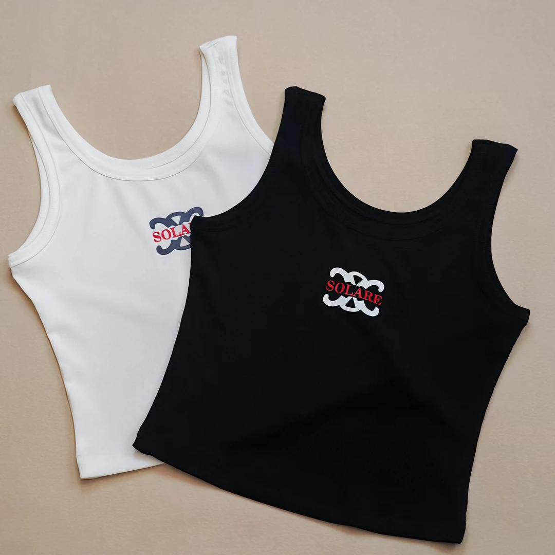 吊带内搭｜外穿美背网红百搭爆款u领上衣打底短款夏季印花222918