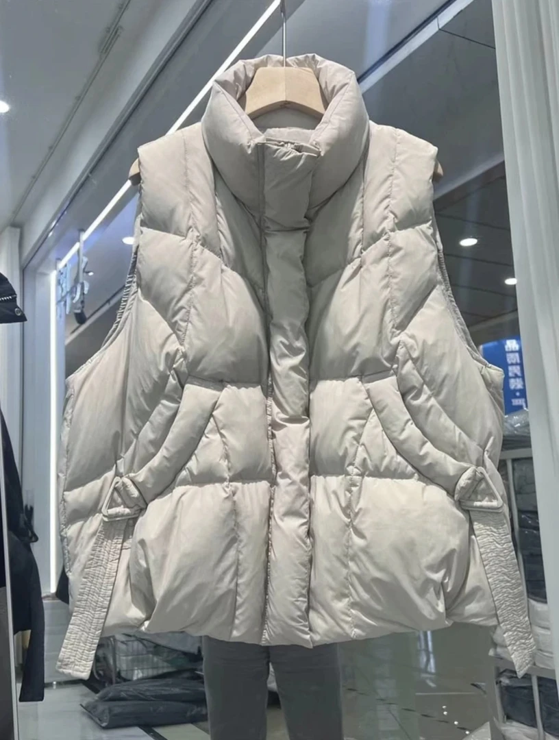 2024飘带秋冬新款马甲修身显瘦背心