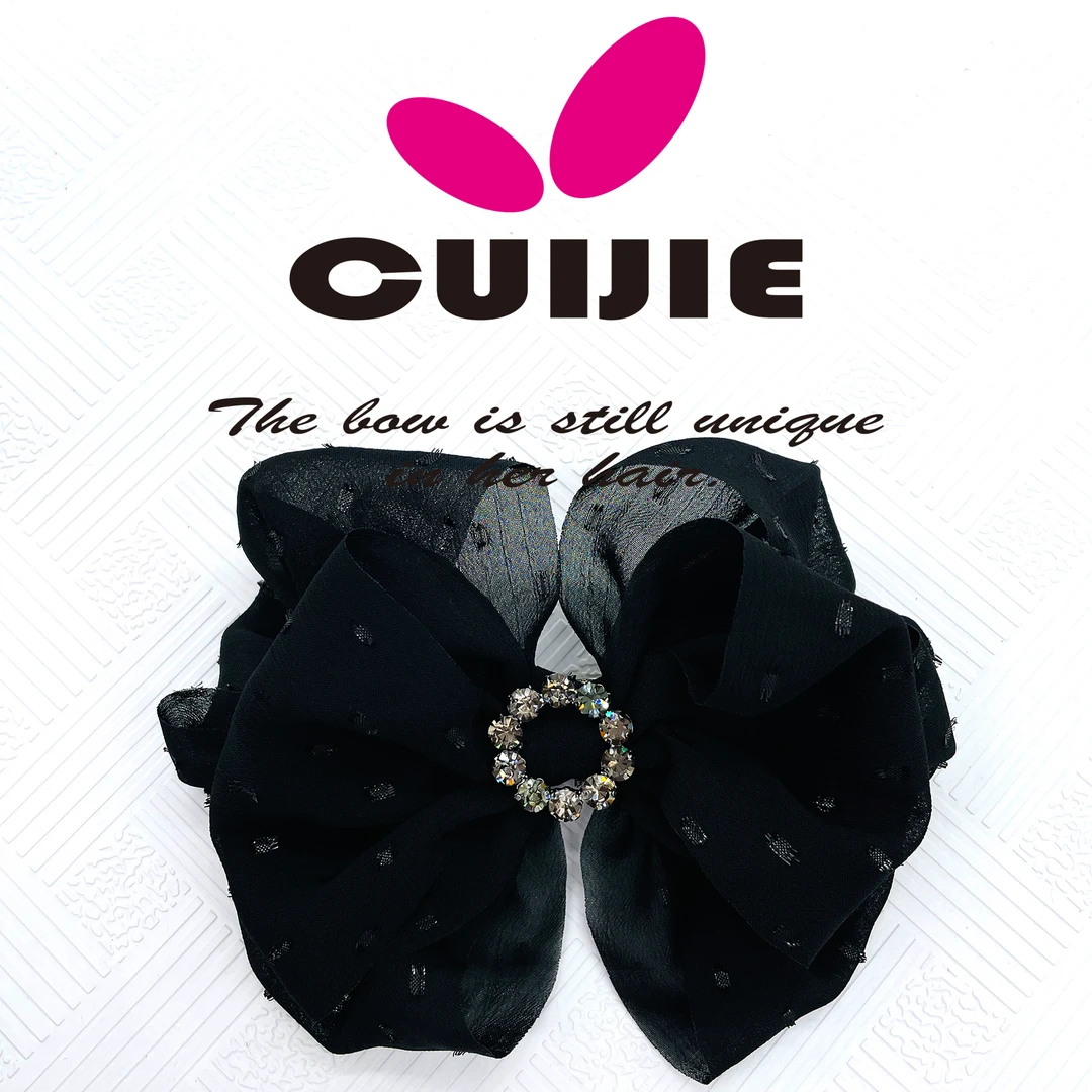 3110韩版2024最新款后脑勺发饰头饰轻奢时尚百搭高级感蝴蝶结气质