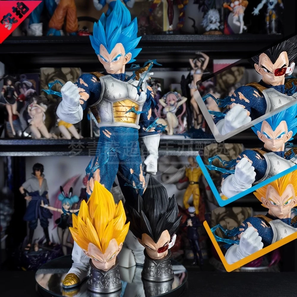 【现货】七龙珠LX贝吉塔 超级赛亚人 四头雕 手办动漫雕像模型摆件