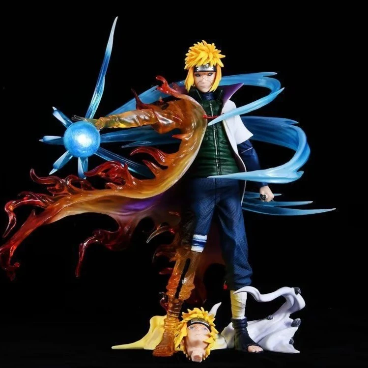 【优质现货】火影共鸣 EVIL 波风水门 可和 可发光双头雕动漫手办