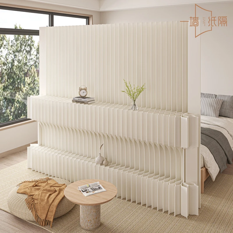 一墙纸隔 定制纸艺多功能可折叠展台商场橱窗网红咖啡厅装饰展架