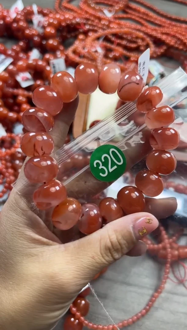 【闪购商品】南红玛瑙珠宝奇石未镶嵌320-15+