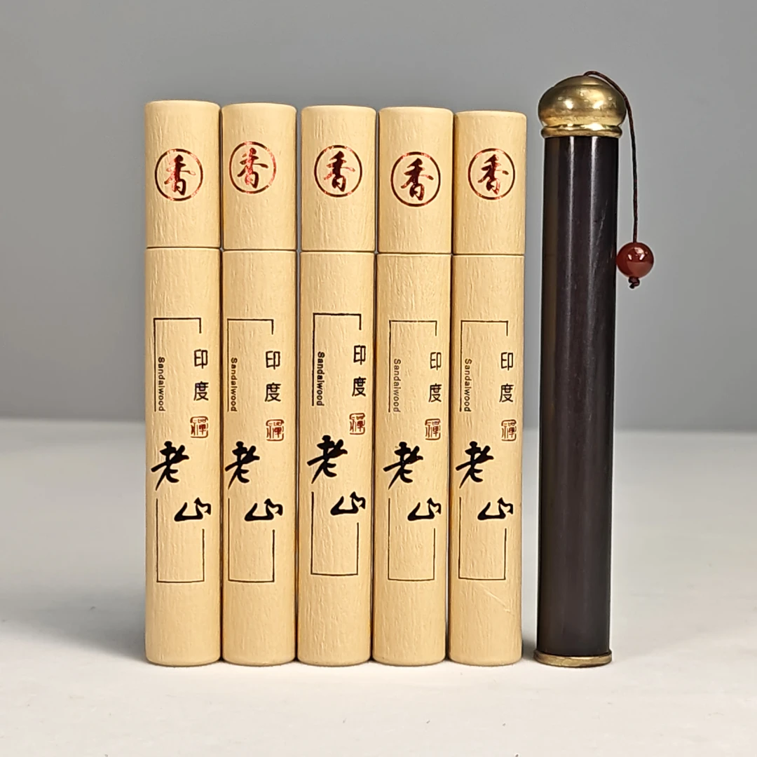 君德益中式生活 印度老山檀香短线香5筒
