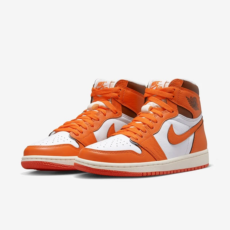 Air Jordan 1 High AJ1白橙 男女同款 高帮休闲篮球鞋 DO9369-101