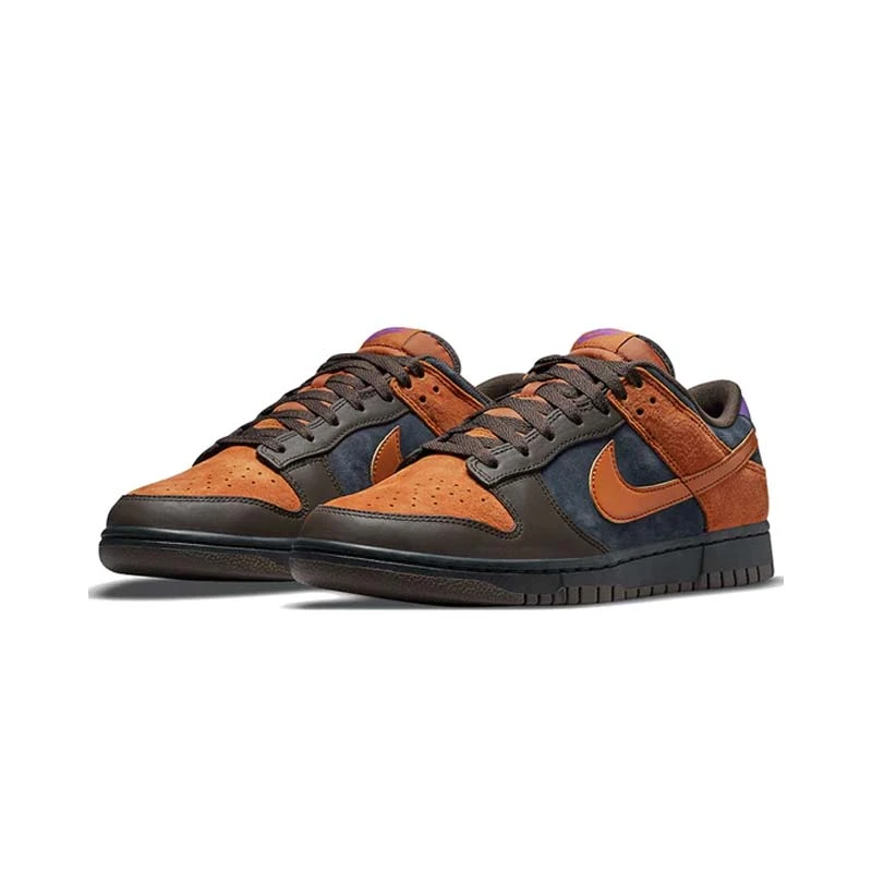 Nike Dunk Low PRM CIder 苹果酒 黑橙麂皮 拼接滑板鞋DH0601-001