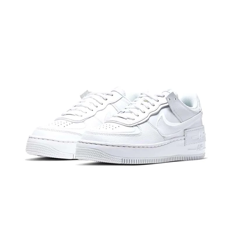 Nike Air Force1 Shadow AF1耐克空军一号女鞋纯白板鞋CI0919-100