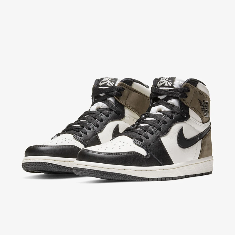 Air Jordan 1 High AJ1黑摩卡 男款 高帮休闲篮球鞋 555088-105