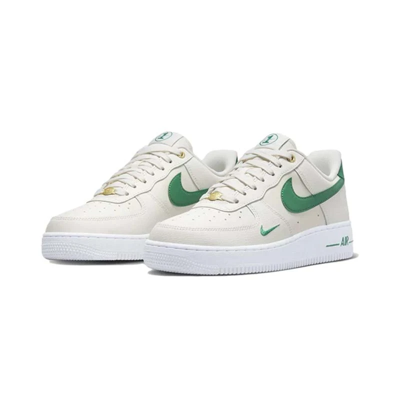 Nike Air Force 1 AF1 40周年米白绿潮流低帮休闲板鞋 DQ7582-101