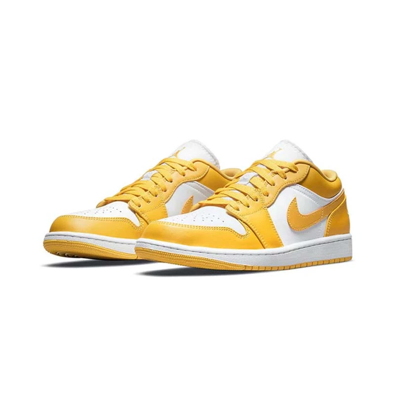 Air Jordan 1 Low AJ1 芥末黄白黄休闲低帮复古篮球鞋 553558-171