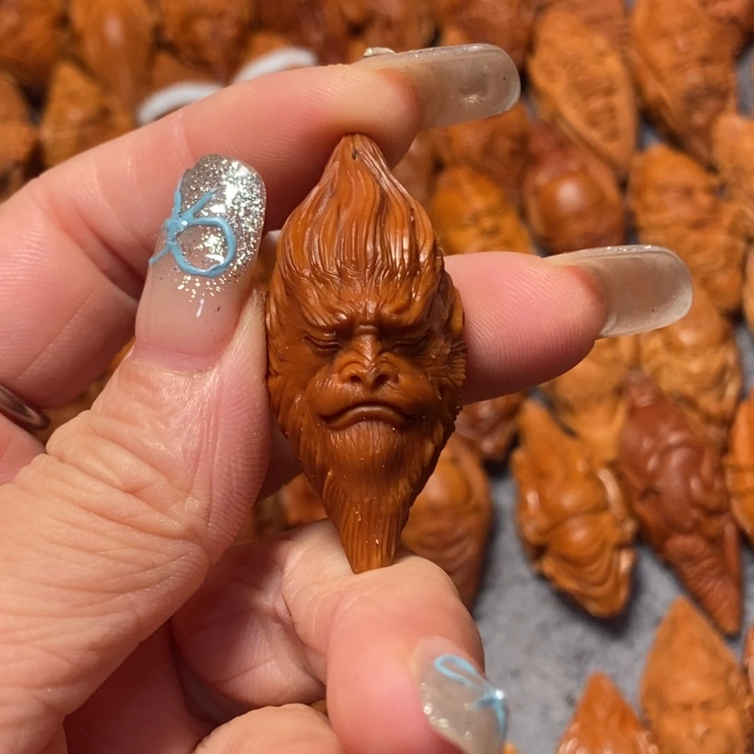 橄榄核核雕静思大圣1308雨