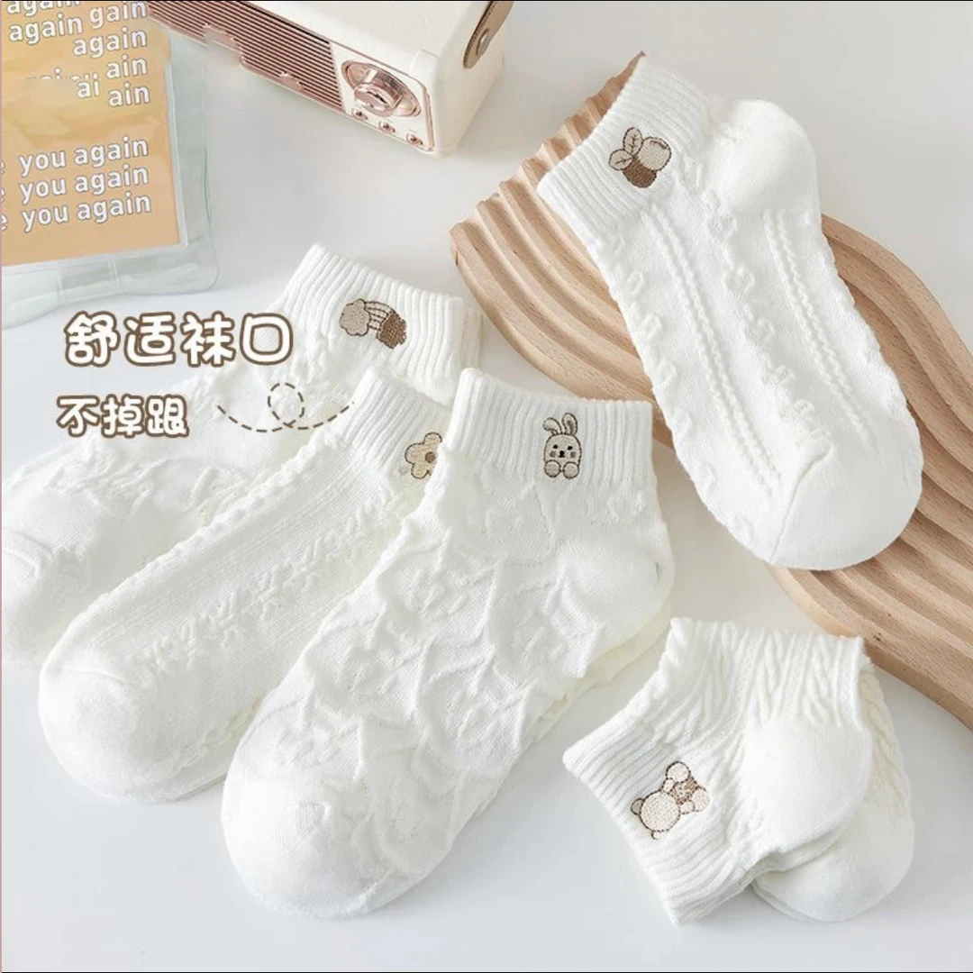2025年春季薄款女士短袜浅口日系透气袜子新款袜子女船袜ins