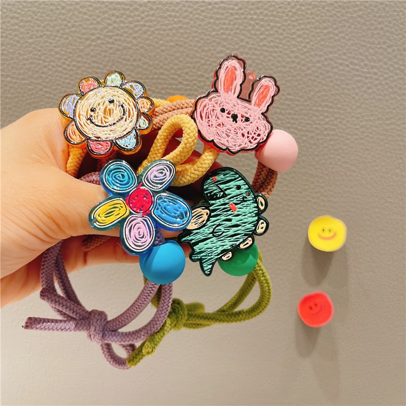 韩国儿童发饰宝宝发绳女童高弹力皮筋扎发头绳小女孩可爱发圈