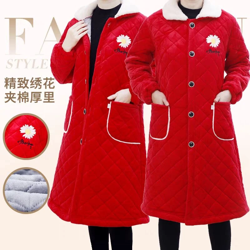 长款棉衣长袖908（以直播间为准）