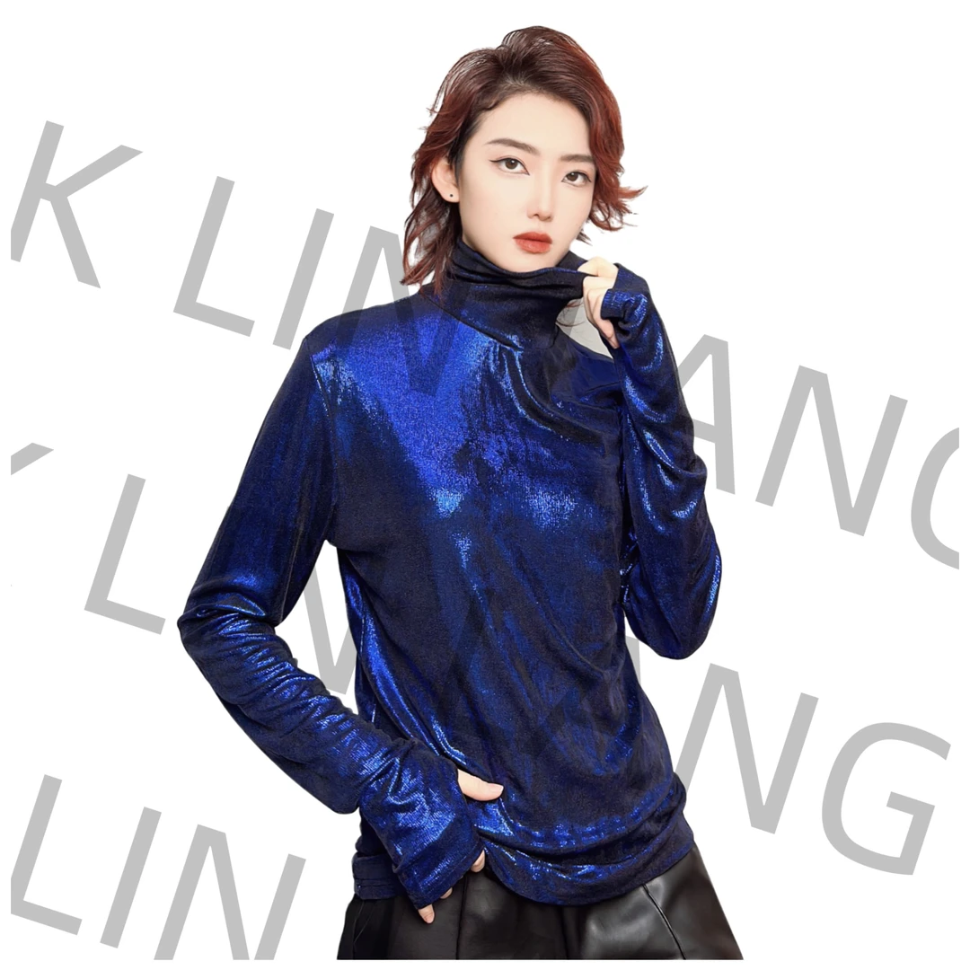 [秋上新] 长袖休闲返潮复古秋冬时尚百搭欧版显瘦气质打底0214#