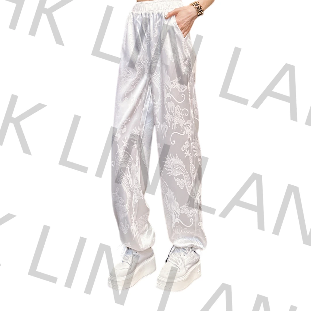 时尚百搭设计师重工国风休闲长裤 0302#