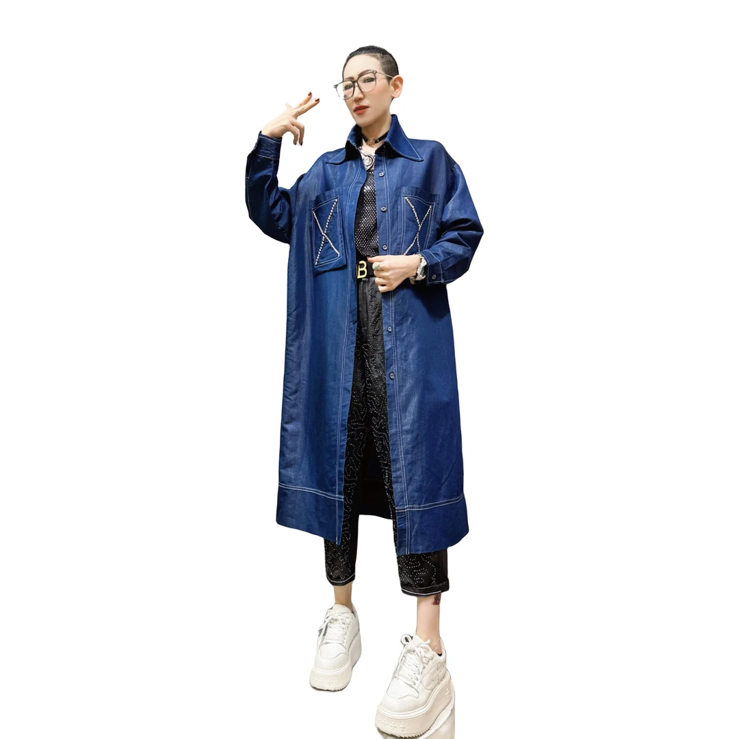 伦哥定制 I 初秋新款复古宝藏衣橱上新设计师休闲宽松风衣0069#