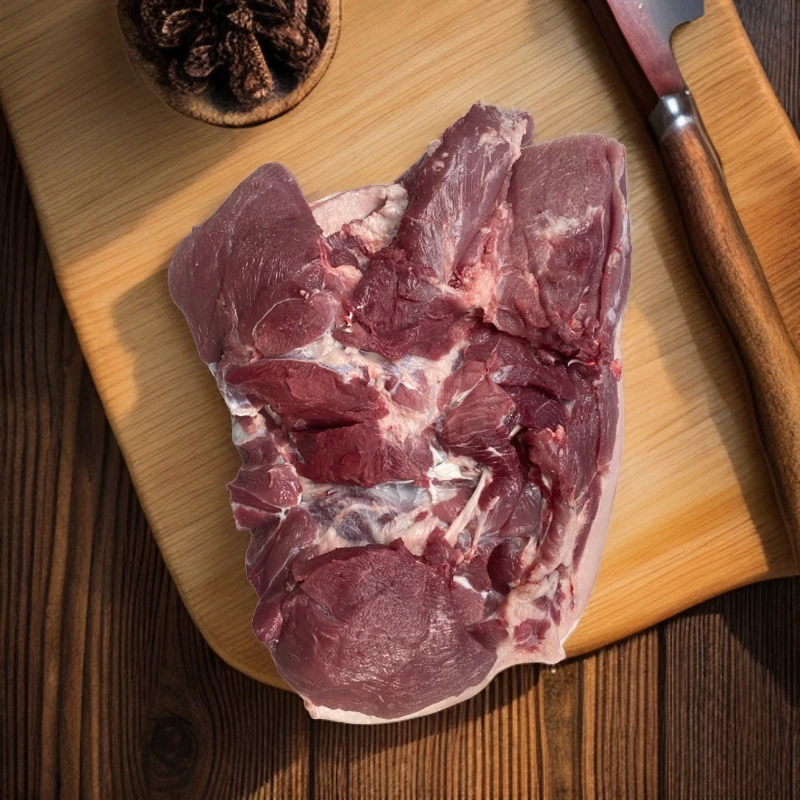 浪漫七夕礼健农鲜肉土猪黑猪后退肉3500g(7斤一份)