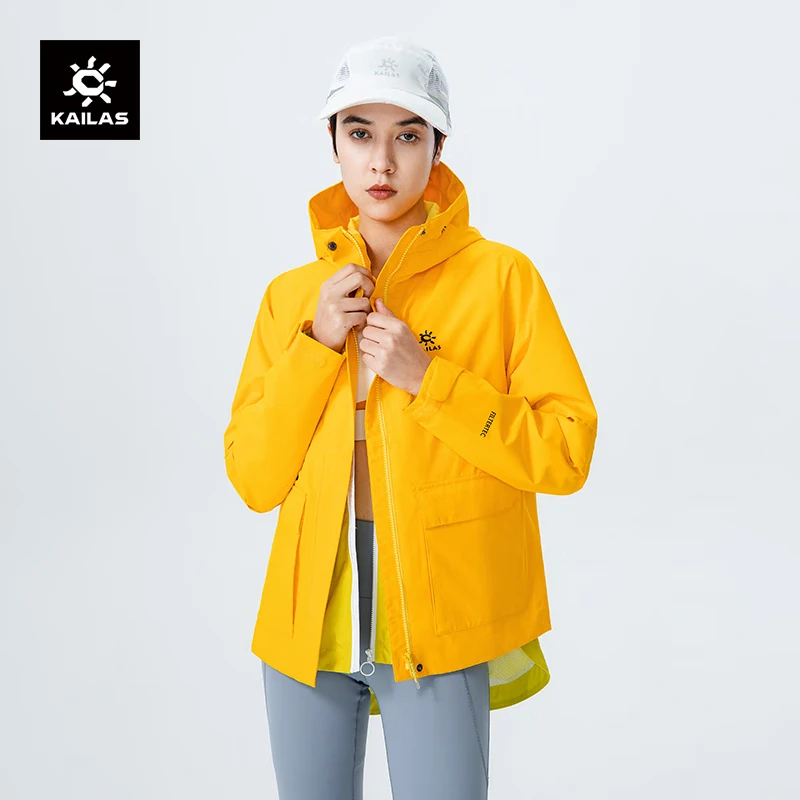 KAILAS凯乐石致敬珠峰冲锋衣防水透气防刮耐磨户外单冲外套女款