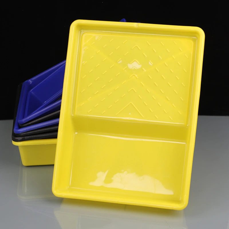 4寸6寸9寸滚筒刷托盘料盒 塑料托盘 调色盘 料斗漆盒刷墙工具批发